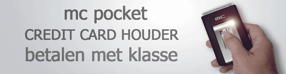 Creditcard houder luxe mcpocket